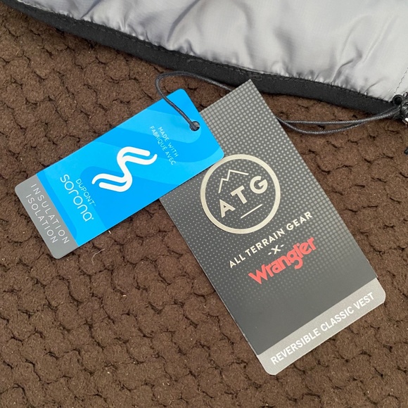 ATG x Wrangler Reversible Classic Vest -- NWOT - Picture 4 of 6
